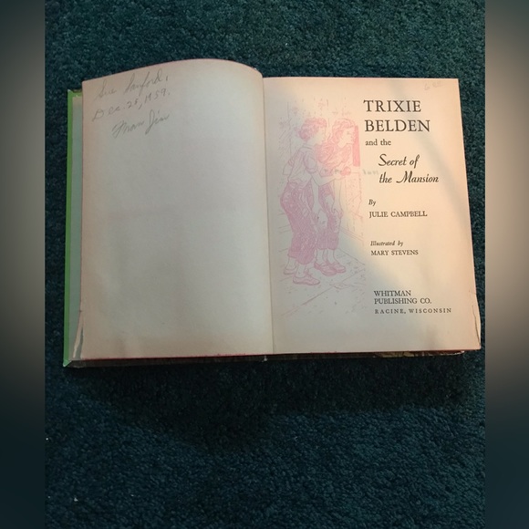 Vintage 1950’s Trixie Beldon and the Secret of the Mansion by Julie Campbell - Picture 8 of 16